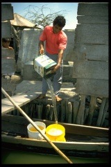 Agua potable para las aldeas palafitos