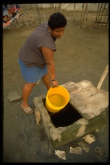 Agua potable para las aldeas en tierra firme