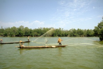 Pesca con atarraya 1994