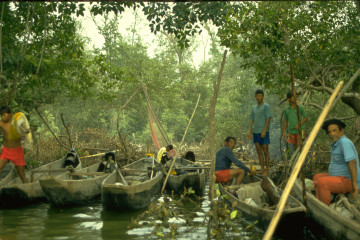Pescadores almorzando 1994