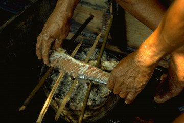 Pescadores almorzando 1994